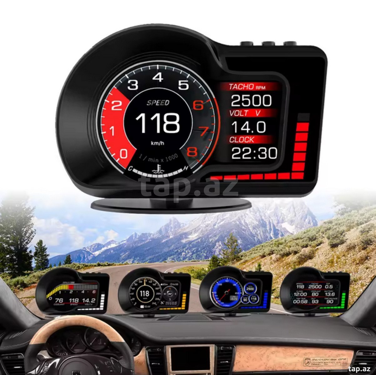 Suyun dərəcəsini göstərən cihaz "OBD2"  (5)