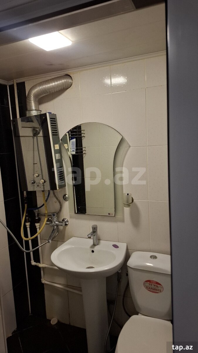 1-otaqlı mənzil kirayə verilir, Sumqayıt ş., 30 m² (12)