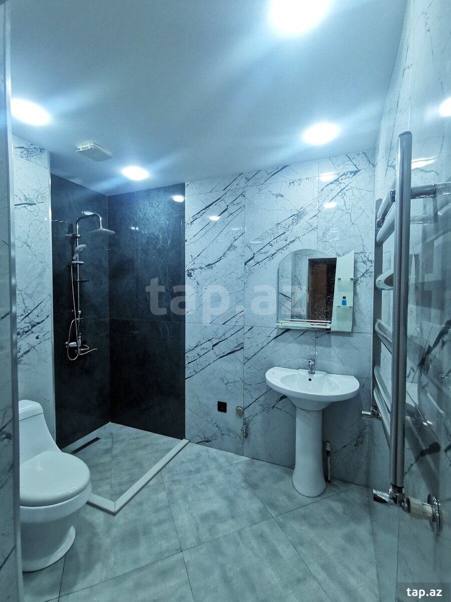 3-otaqlı yeni tikili kirayə verilir, Əbdülvahab Salamzadə küç., 75 m² (10)