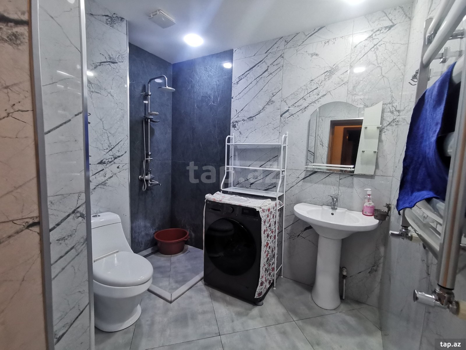 3-otaqlı yeni tikili kirayə verilir, Əbdülvahab Salamzadə küç., 75 m² (11)