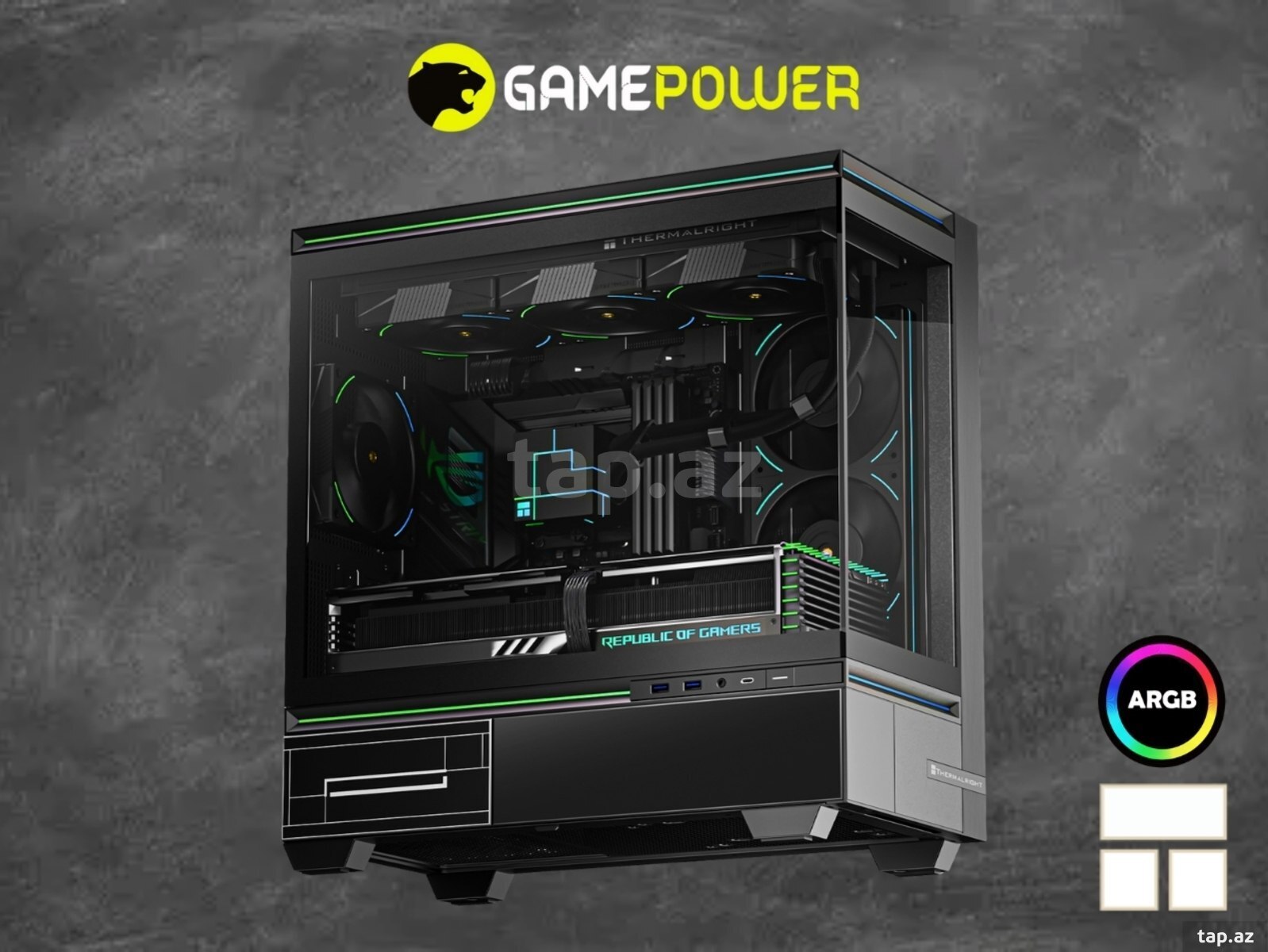 ThermalRight TL-M10 Black (+4 ARGB Cooler Fan)