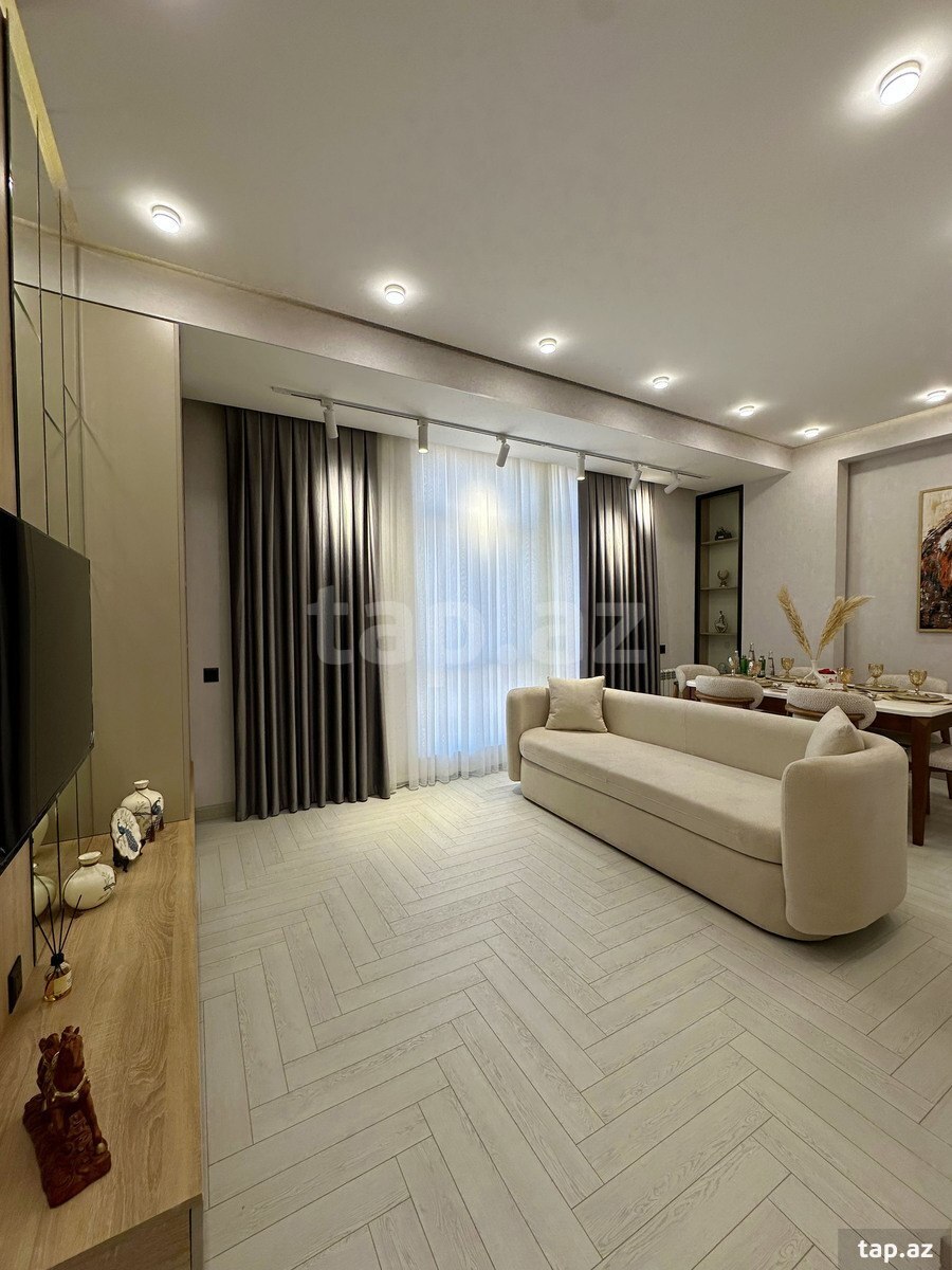 2-otaqlı yeni tikili, Q.Qarayev m., 78 m² (2)