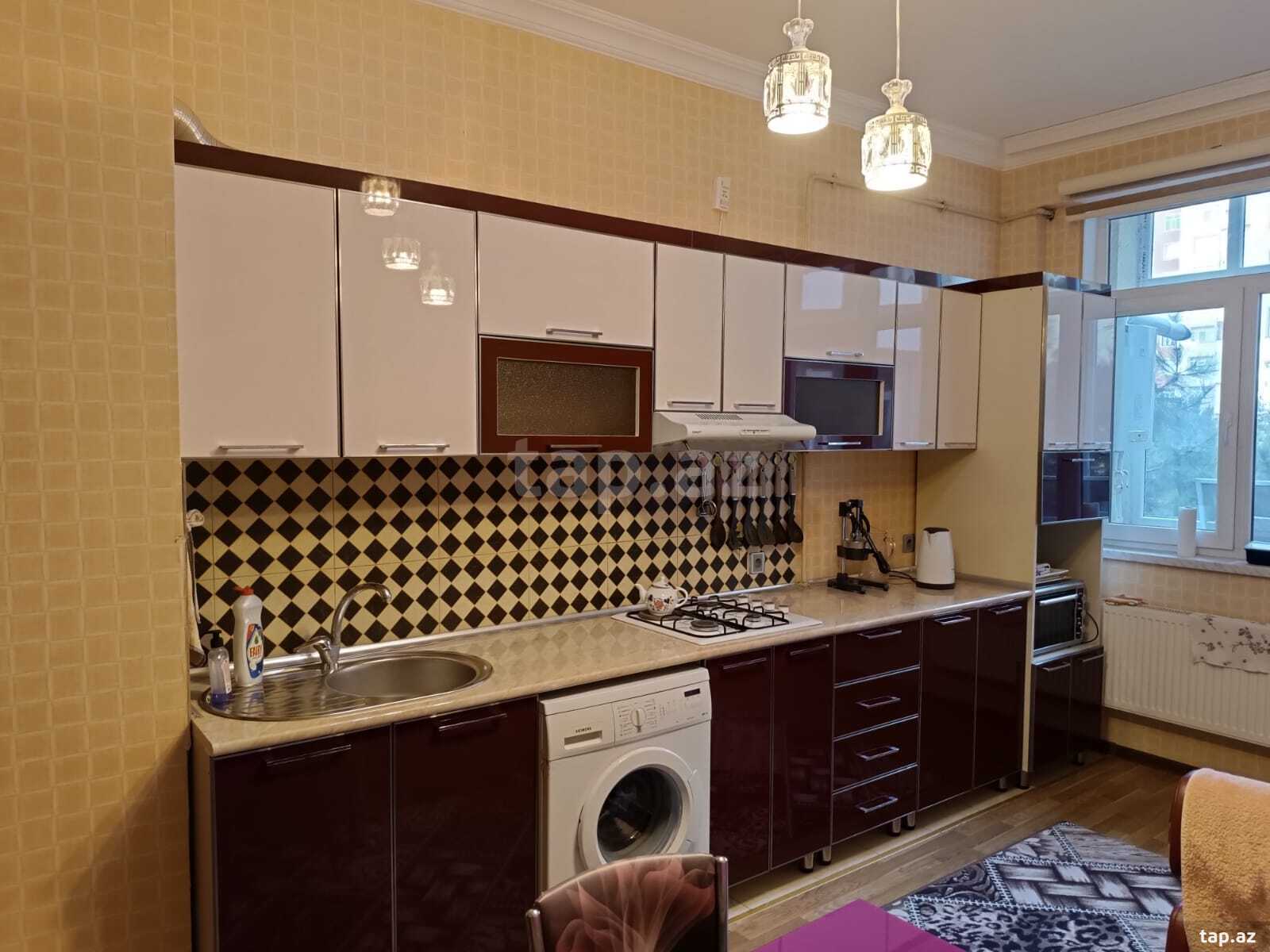 3-otaqlı yeni tikili kirayə verilir, Gəncə ş., 117 m² (2)