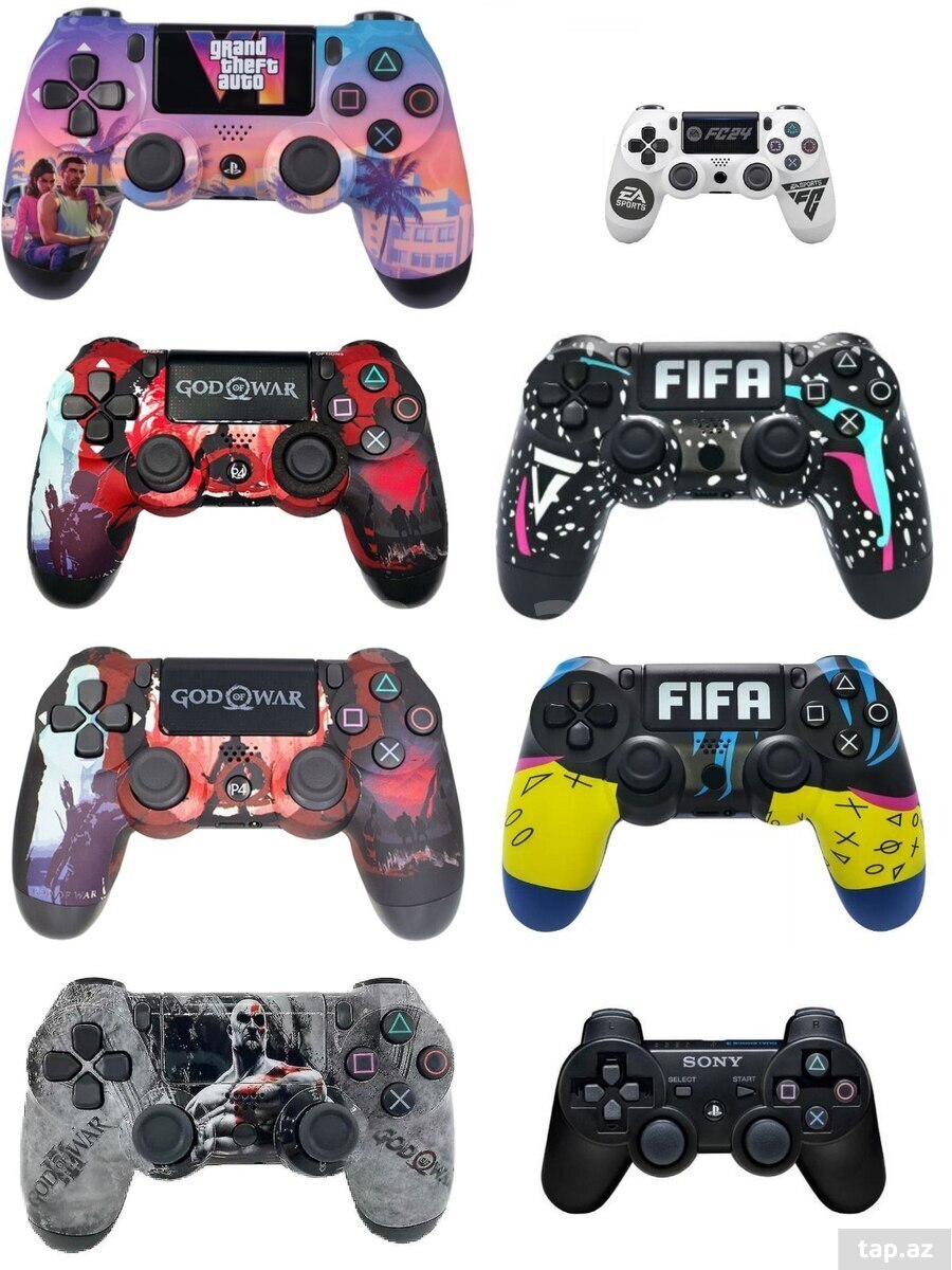 Rəngli oyun pultları PlayStation 3/4 DualShock 