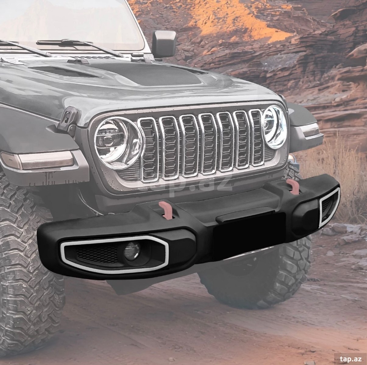 Jeep Wrangler JL ön bamperi (7)