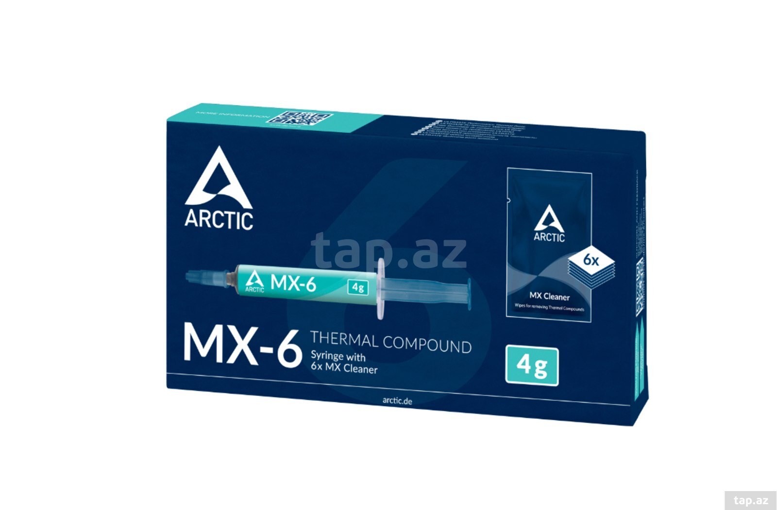 Termopasta Orginal Arctic MX-6 + təmizləyici (2)