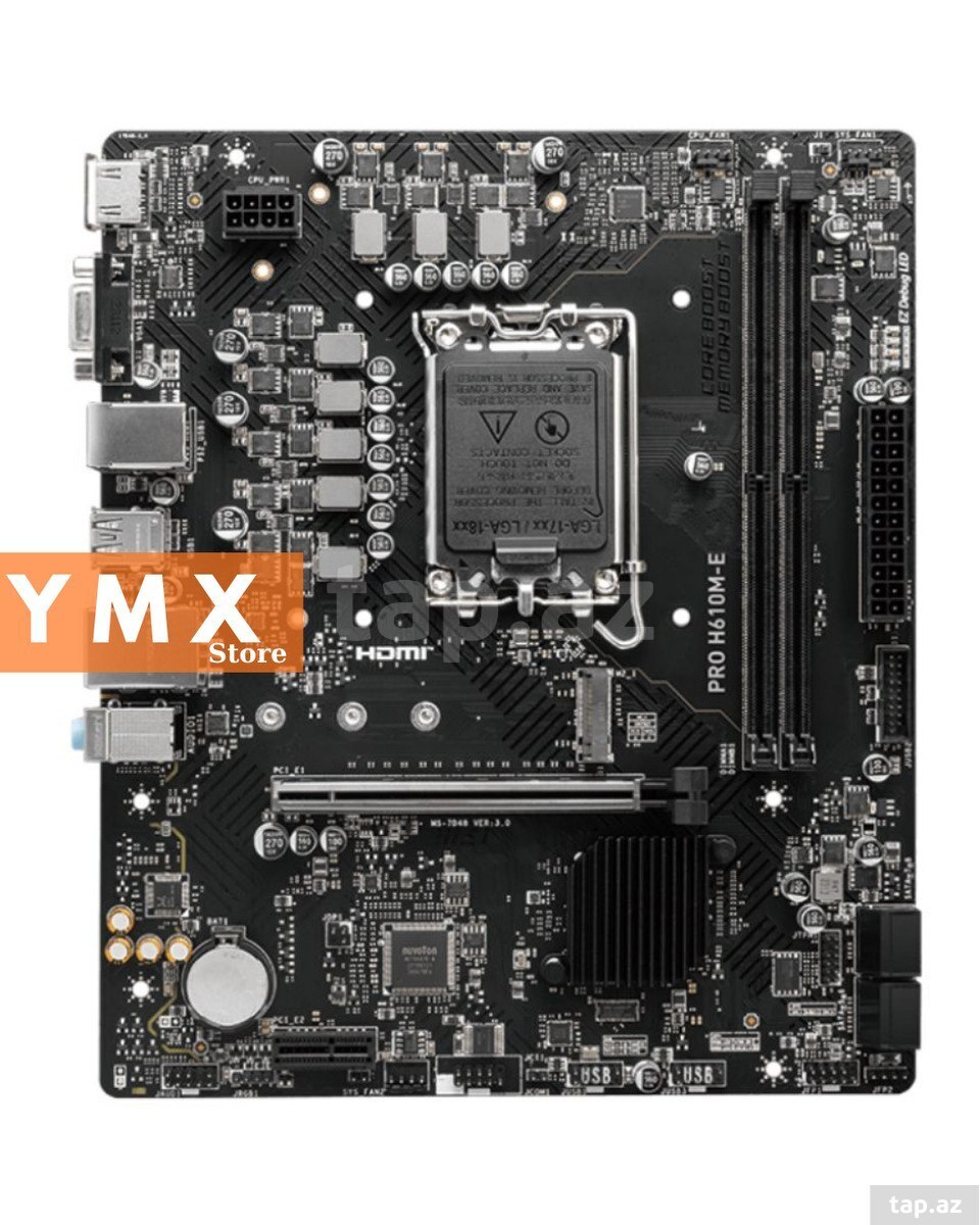 Ana plata MSI Pro H610M-E DDR5 (3)