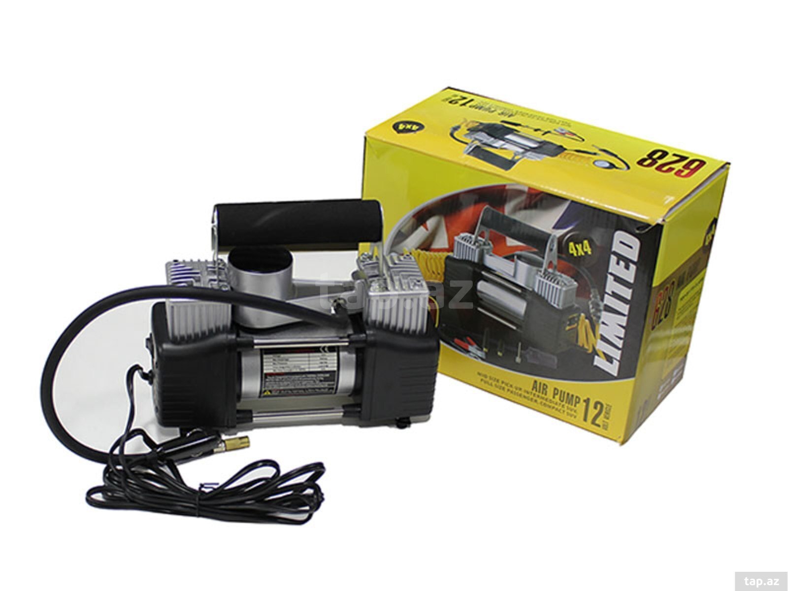 2 silindrli avtomobil üçün təkər nasosu kompressoru H628