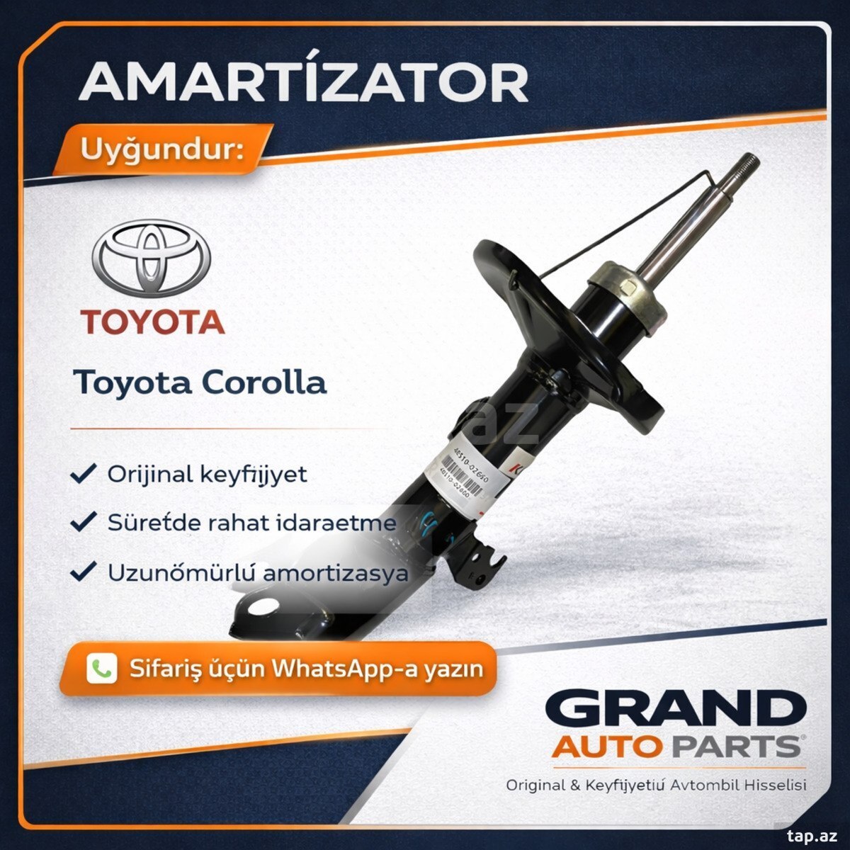 Toyota Corolla ön amortizatoru