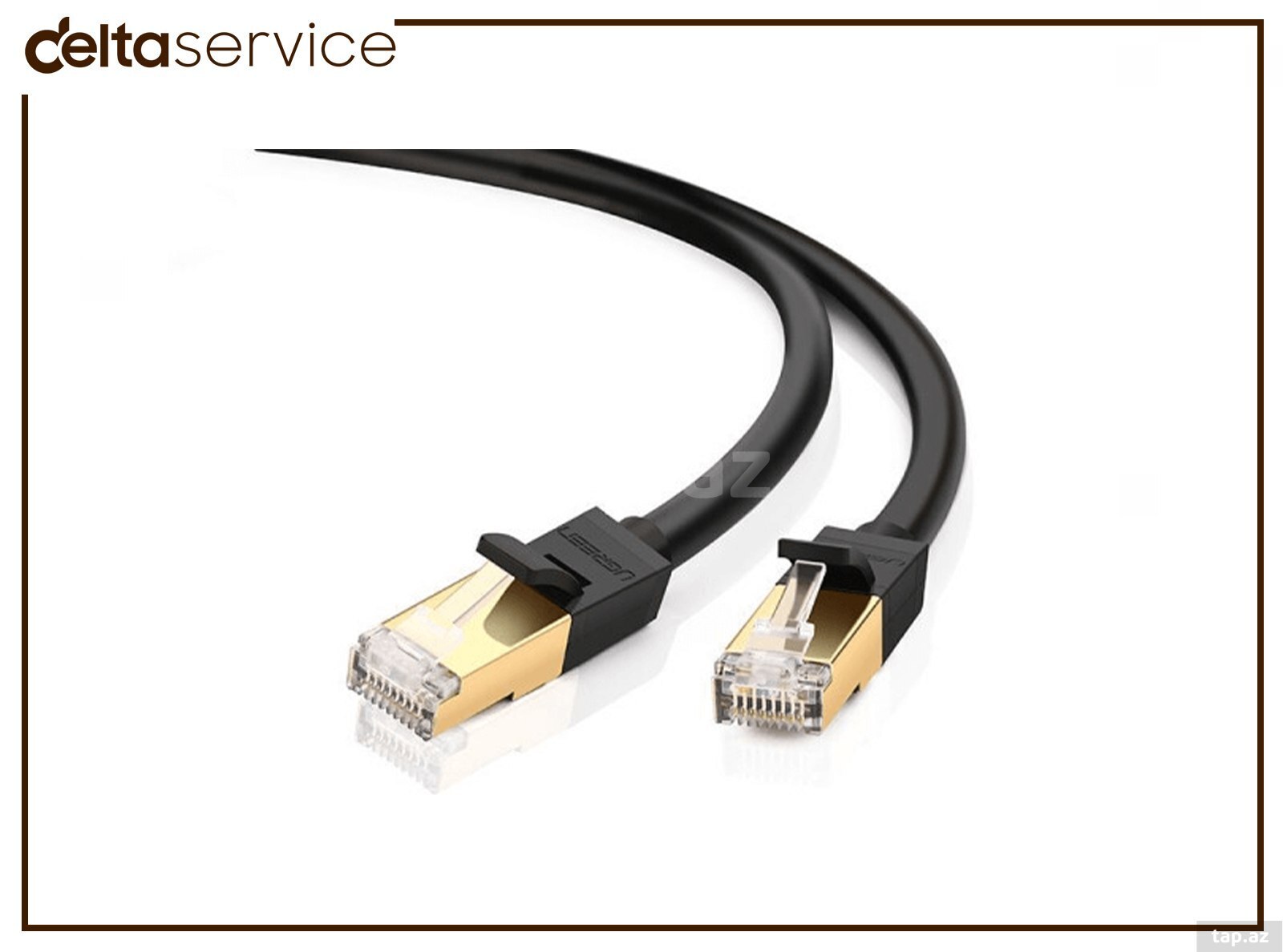 Ugreen Cat 7 F/FTP Lan Cable Black  NW107 11268