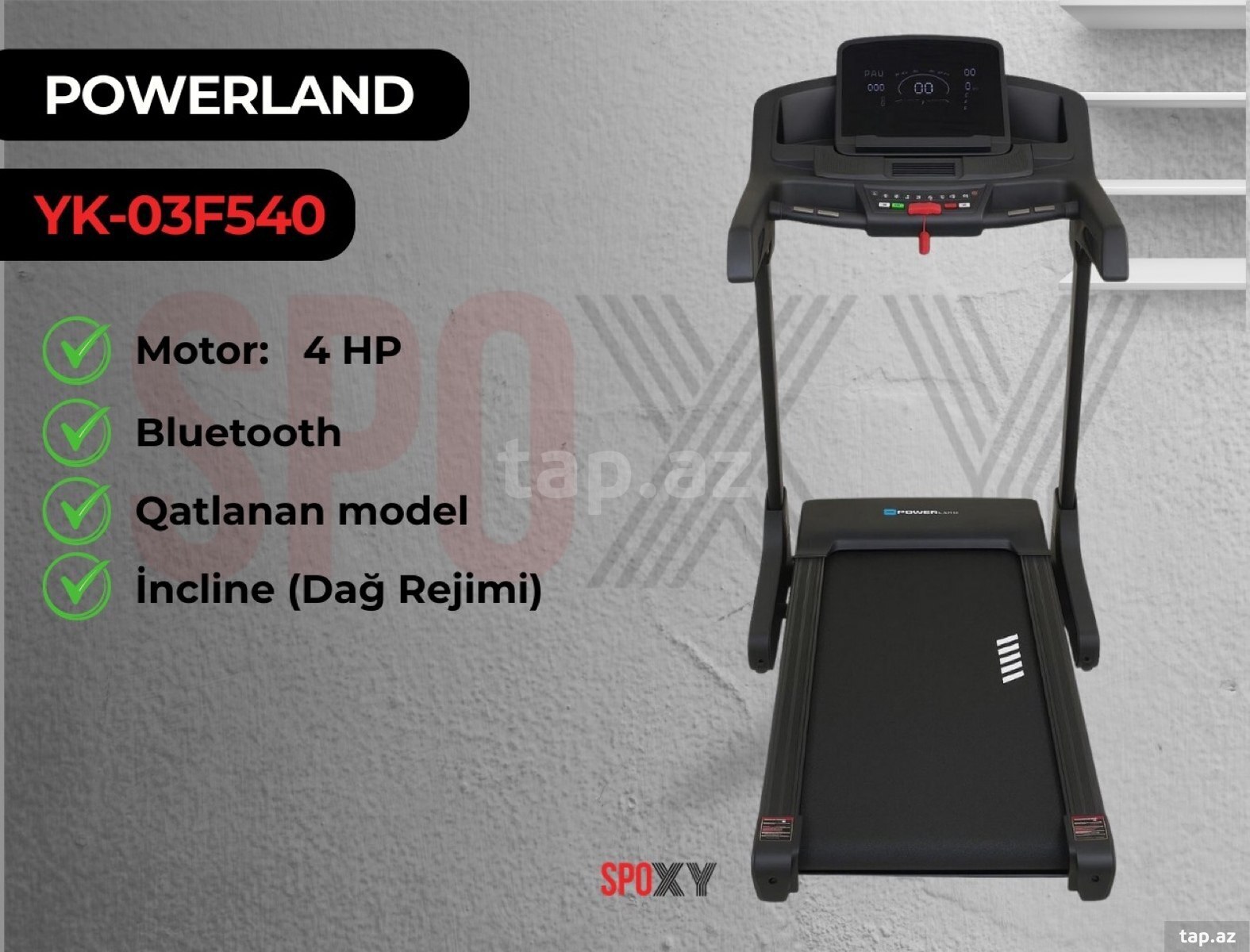 Qaçış trenajoru "Powerland YK-03F540"