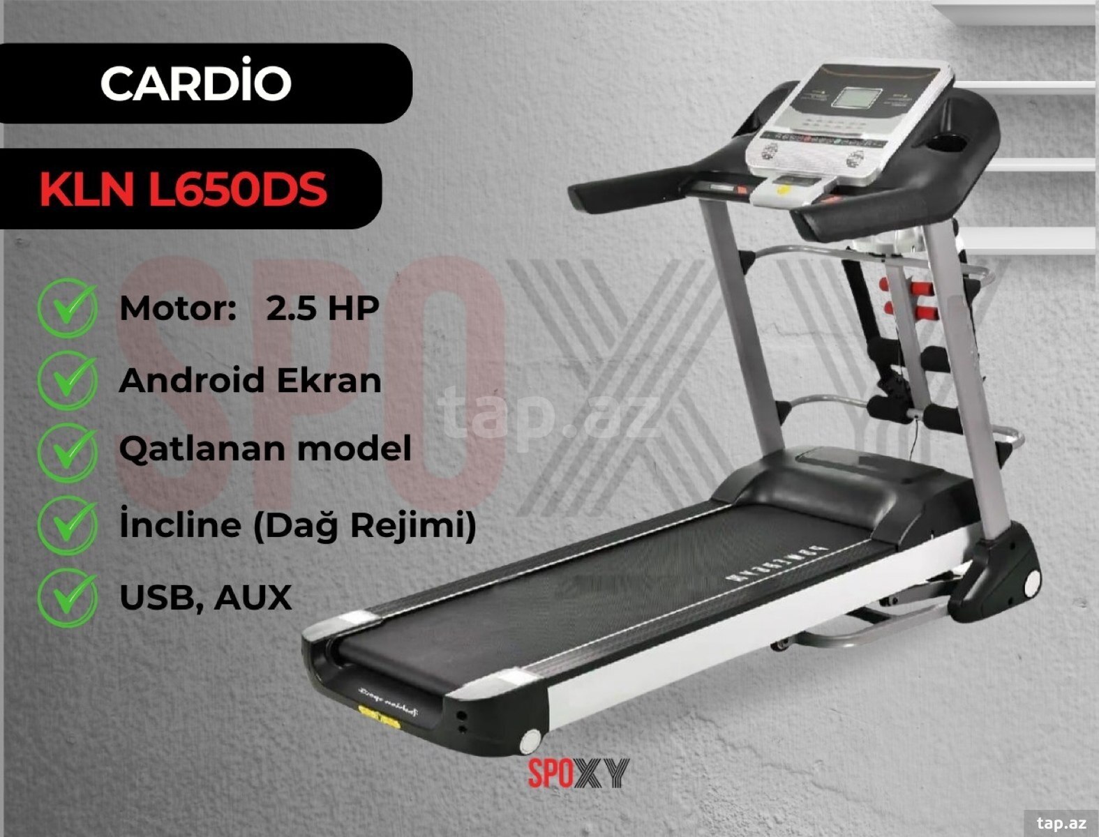 Qaçış trenajoru “Cardio KLN L650DS