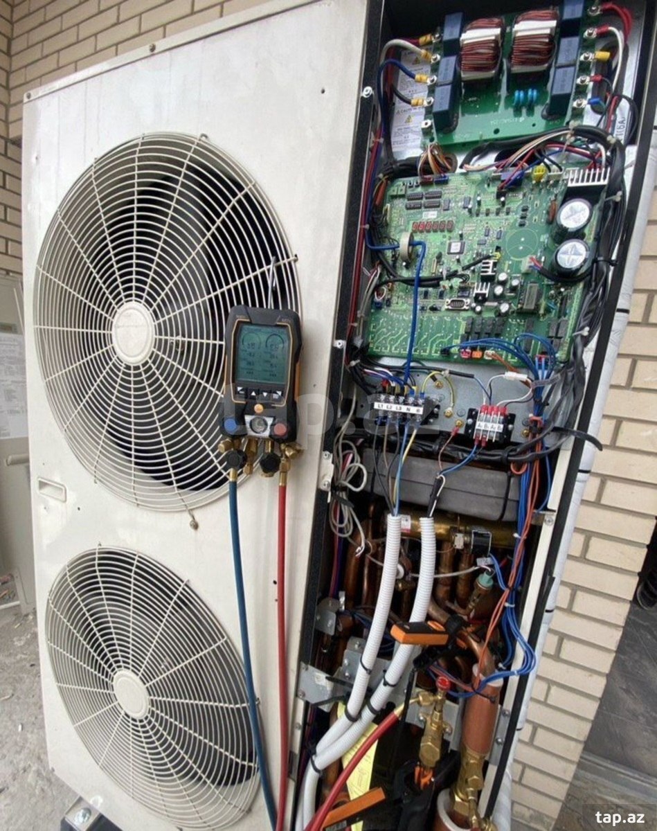 VRV/VRF kondisioner, AHU və Fan Coil montajı, təmiri (6)