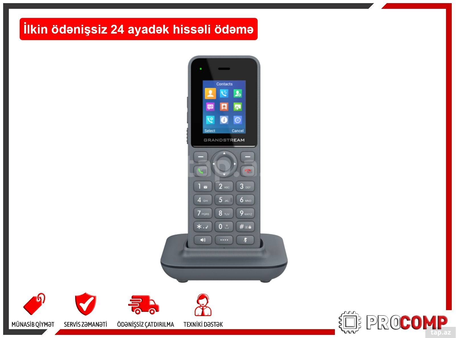 IP - Telefon Grandstream DP725, DECT IP phone