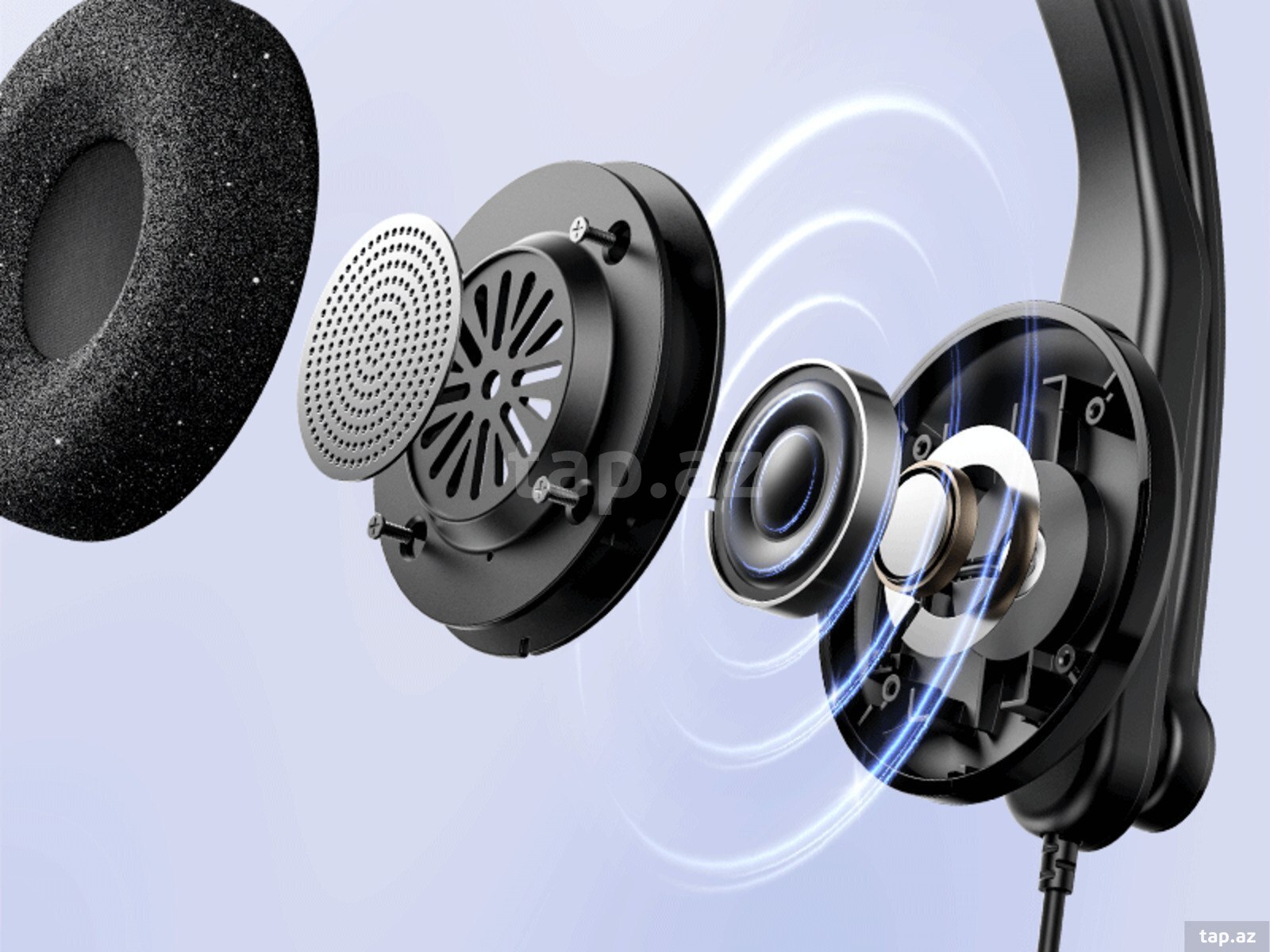 Edifier Headphones CC100 BlackWired Mono Headset with Microphone, 30mm, 94 ± 3dB (A), 20Hz - 20kHz (2)