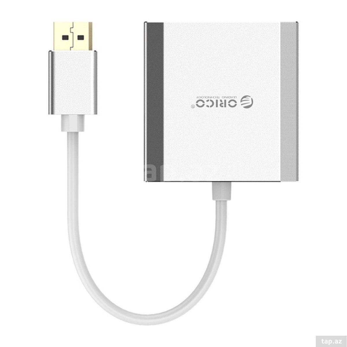 Conventor ORICO-XD-DF2DP4-SV-BP  DisplayPort  TO  Dual DisplayPort ( Up to 3840 × 2160 @ 60 Hz on ea (2)