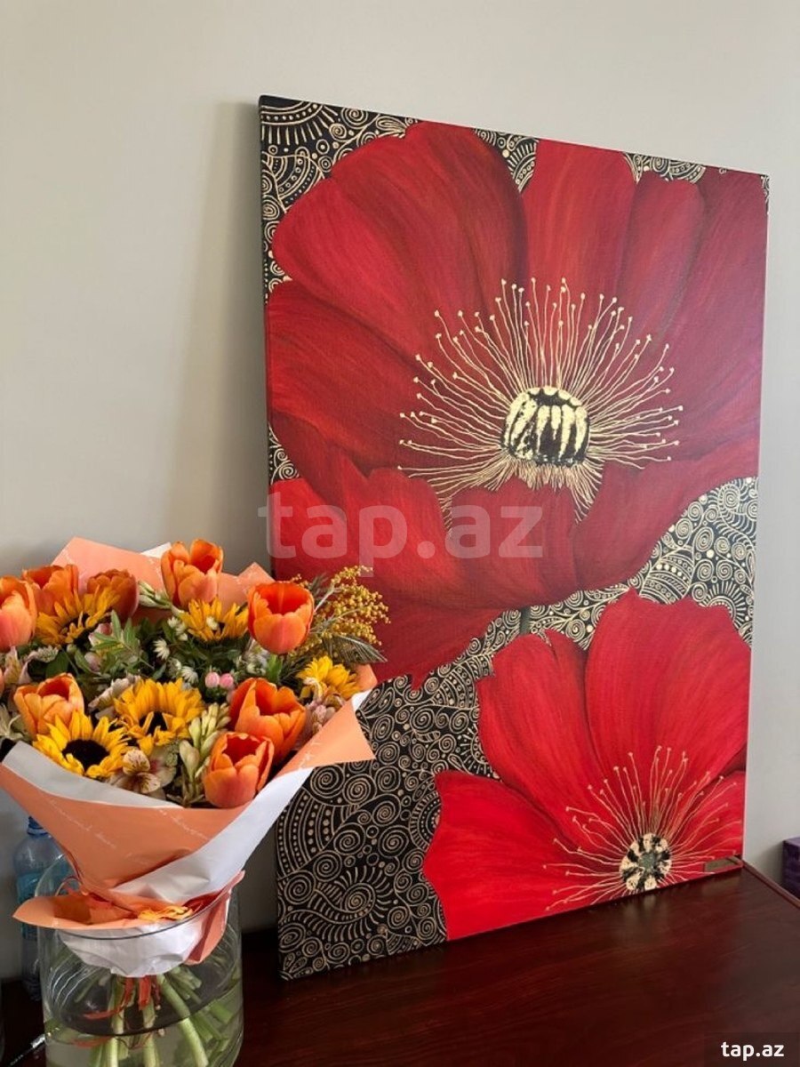 Şüşə və kətan tablo (20)