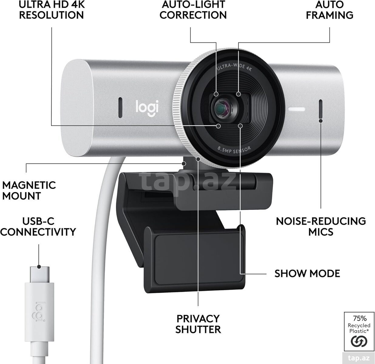 Web kamera Logitech Brio Stream 4k (5)