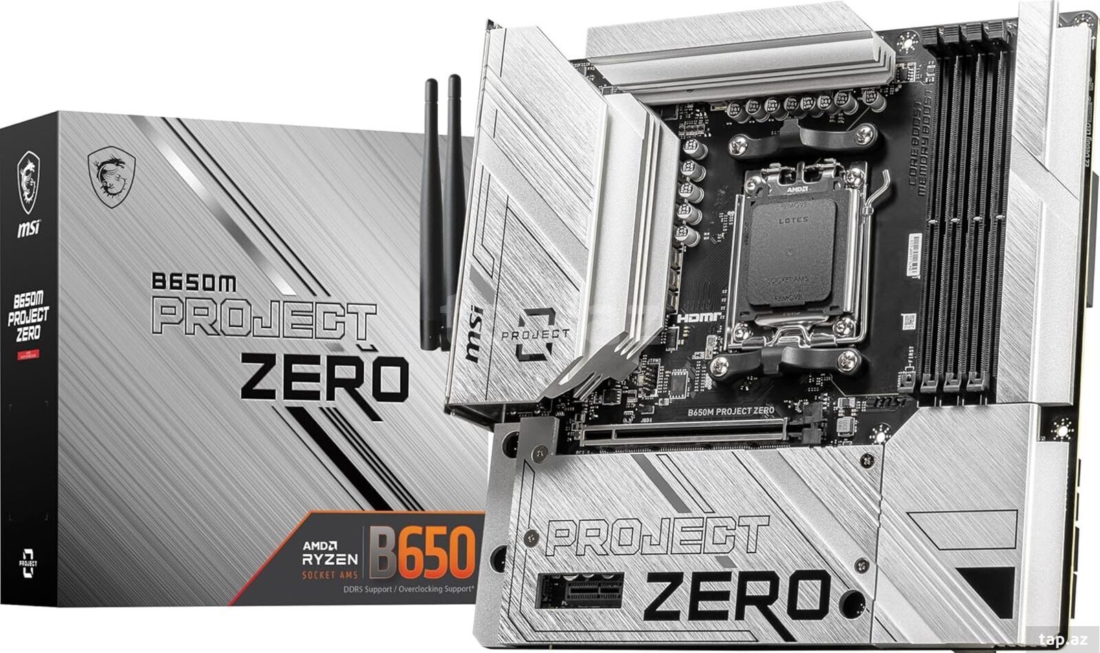 Ana plata MSI B650M Project Zero Gaming Wi-Fi