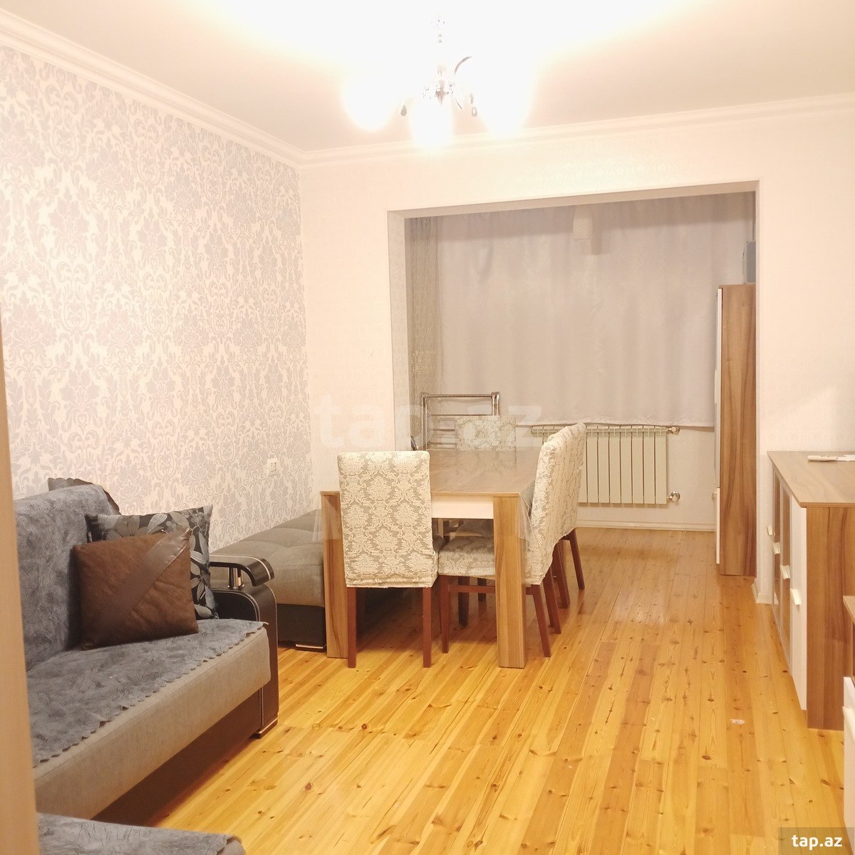 2-otaqlı mənzil kirayə verilir, S.Rüstəm küç., 60 m²