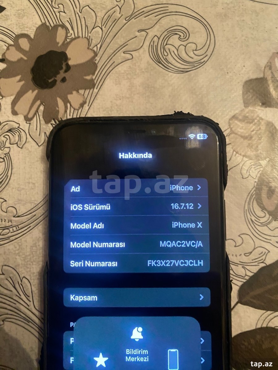 Apple iPhone X Space Gray 64GB/3GB