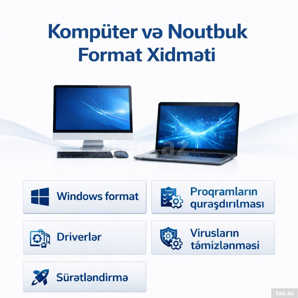 Kompüter və noutbuk formatı xidməti