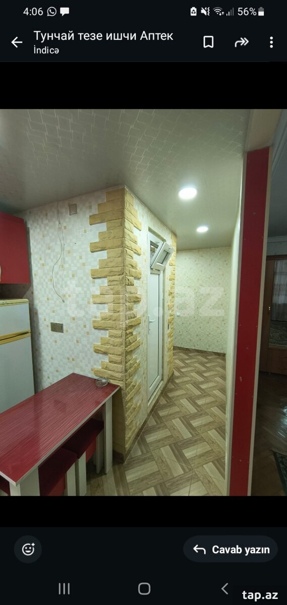 1-otaqlı mənzil kirayə verilir, Gəncə ş., 62 m²