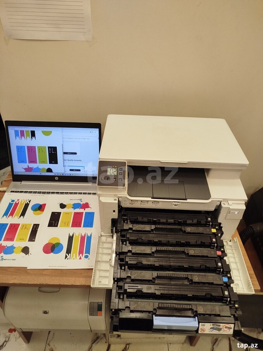 Rəngli printer HP Color LaserJet Pro MFP M180n (3)