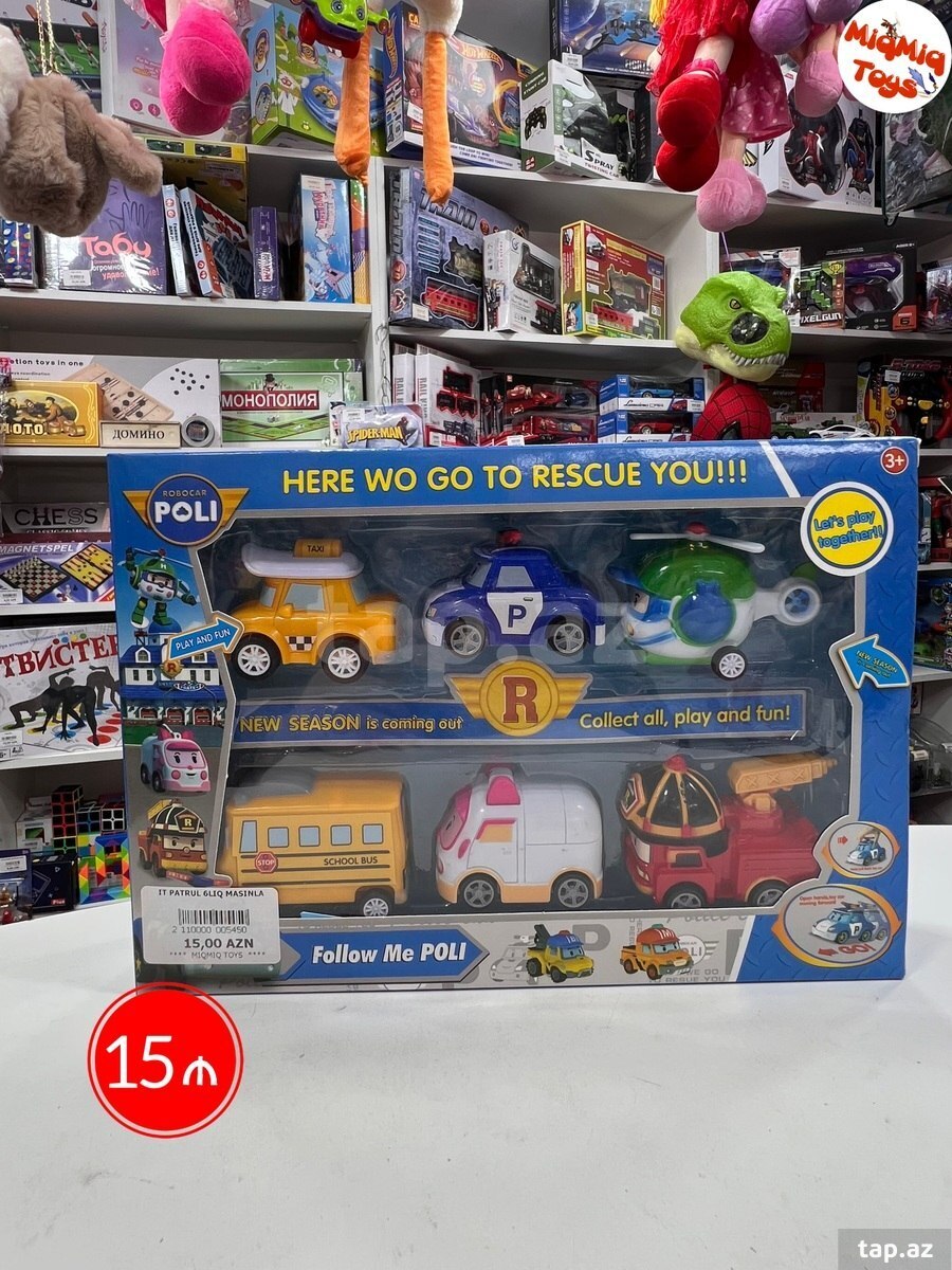 Oyuncaq maşın dəsti