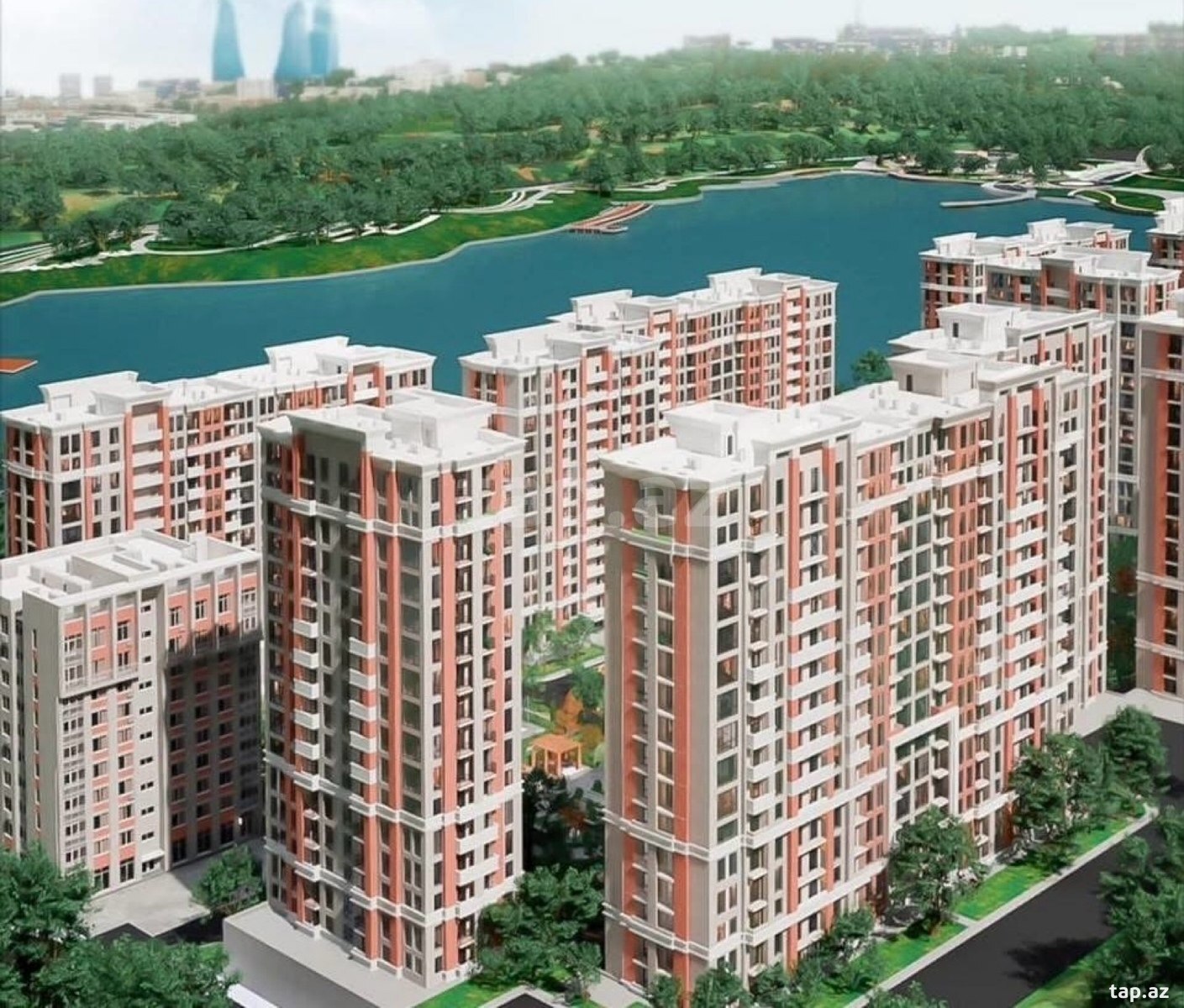 3-otaqlı yeni tikili, Yasamal r., 85 m² (25)