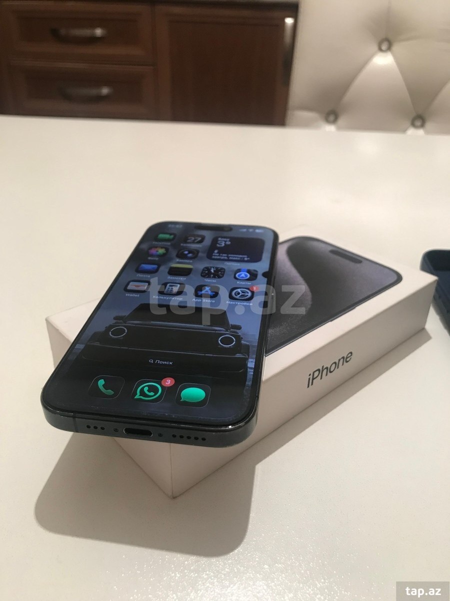 Apple iPhone 15 Pro Blue Titanium 128GB/8GB (10)