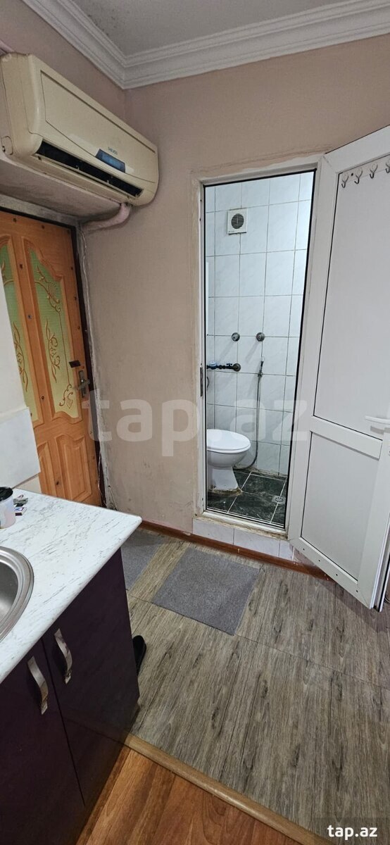 1-otaqlı mənzil kirayə verilir, Nərimanov m., 25 m² (5)