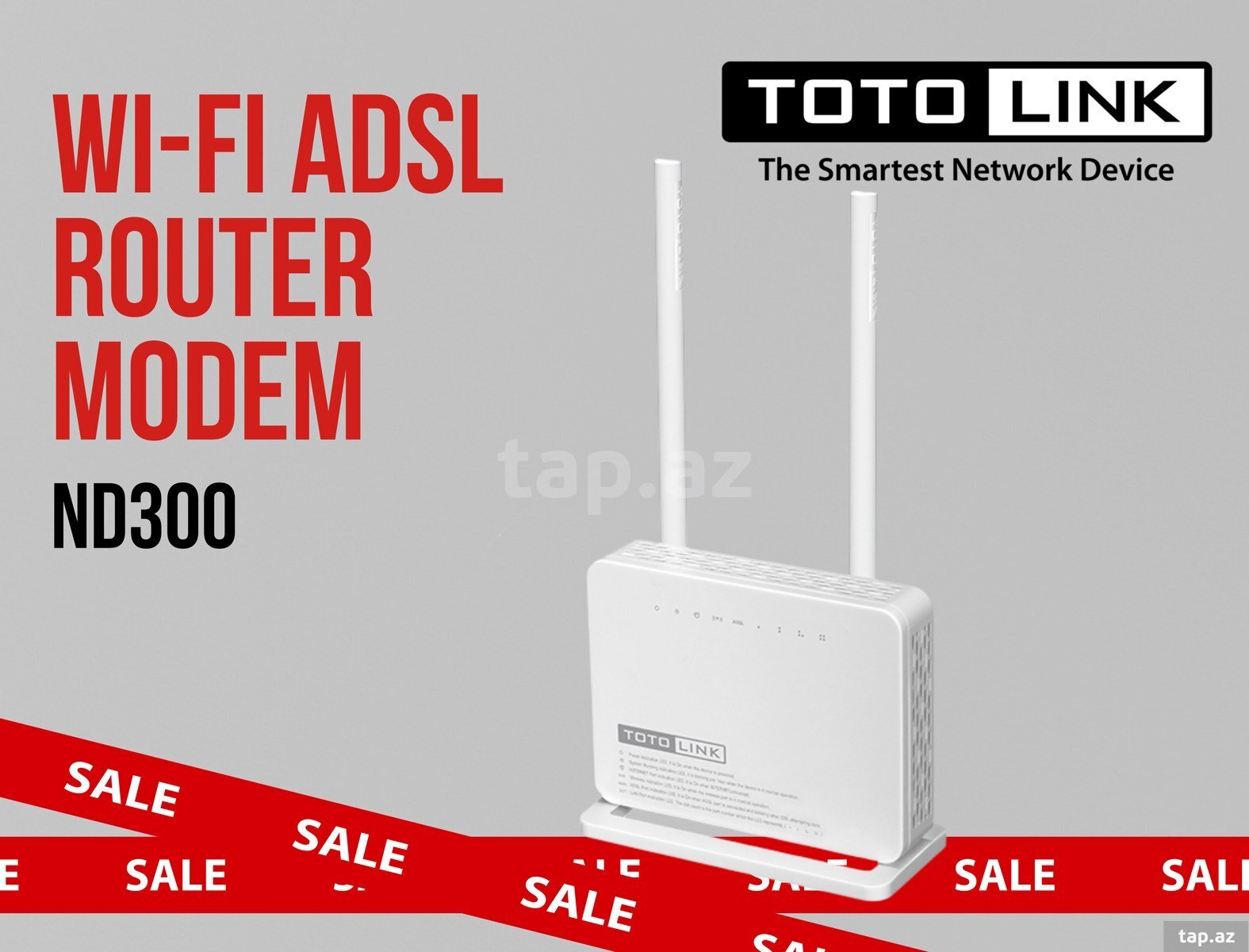 Wi-Fi ADSL Modem Router TOTOLINK ND300