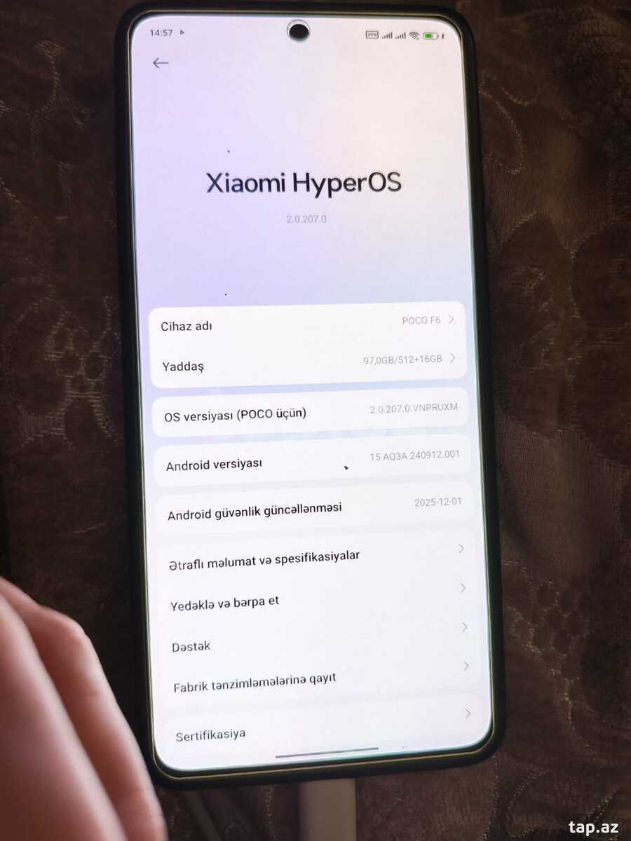 Xiaomi Poco F6 Black 512GB/12GB (2)