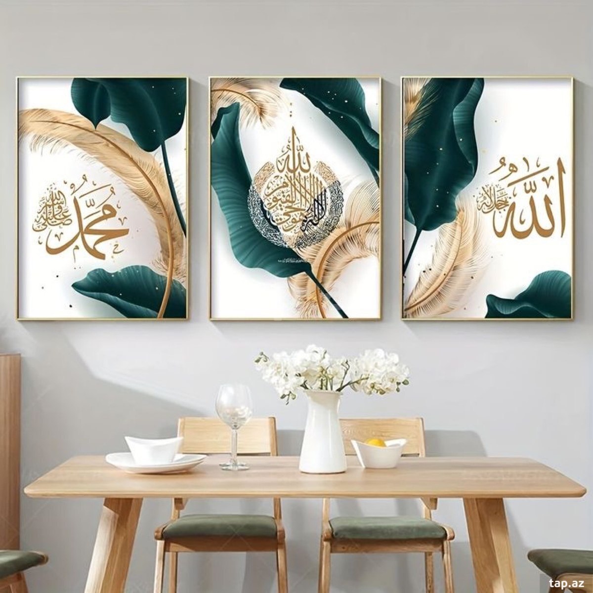 Şüşə və kətan tablo (2)