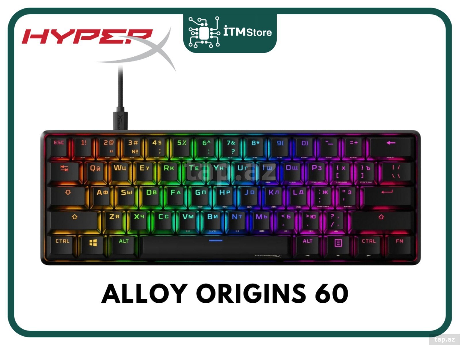 HyperX Alloy Origins 60 HX Red HKBO1S-RB-RU\G