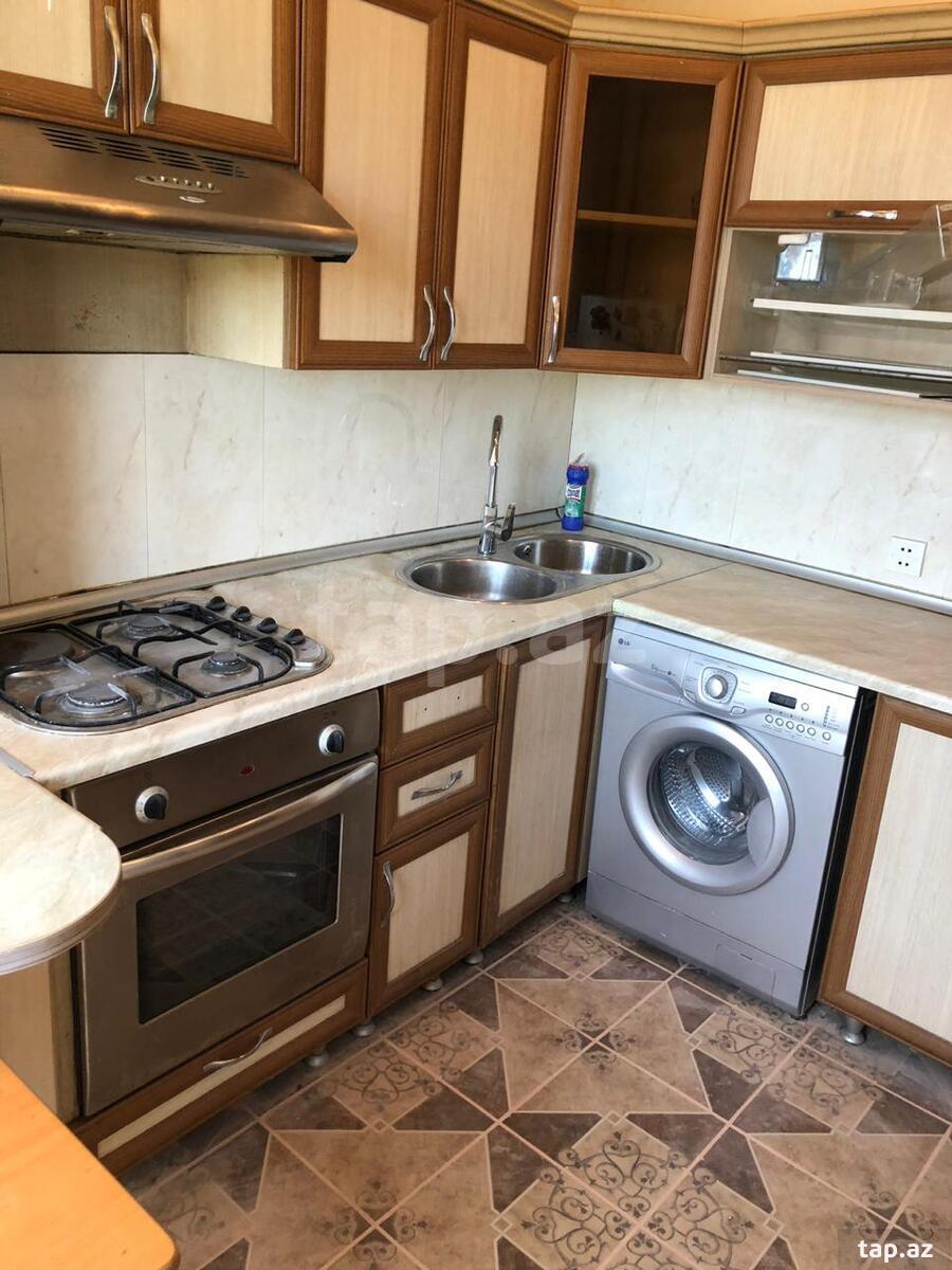 3-otaqlı mənzil kirayə verilir, N. Nərimanov m., 70 m²