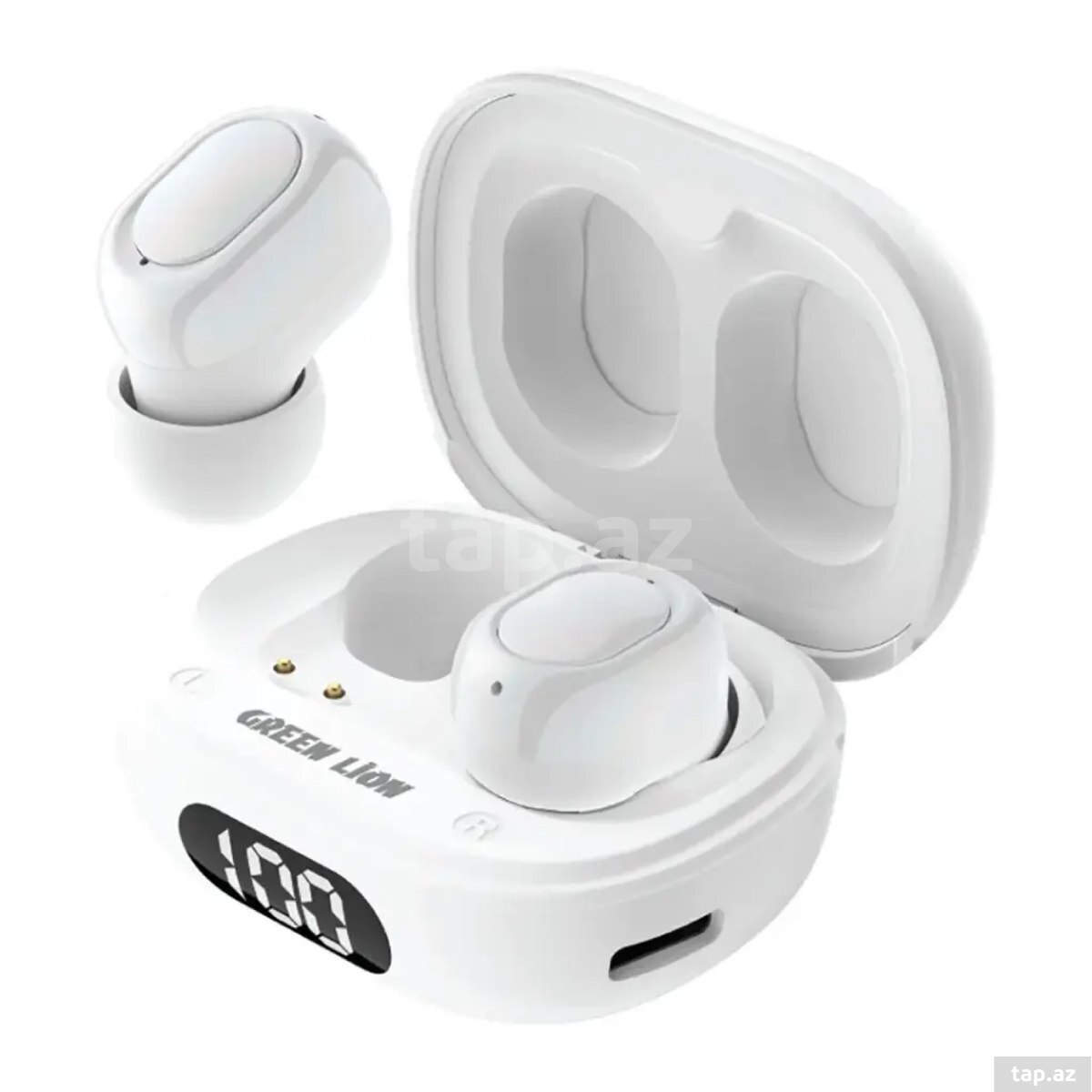 Green Lion Mittersill True Wireless Earbuds White