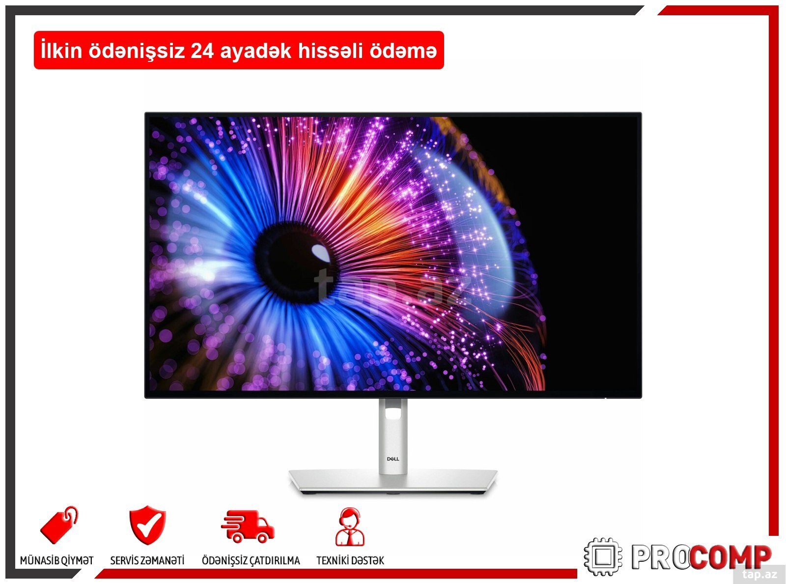 Dell UltraSharp 27 Thunderbolt Hub Monitor - U2724DE 210-BKTV