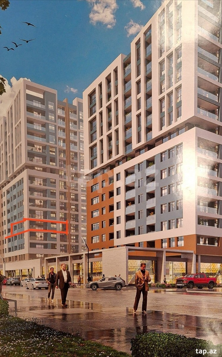 3-otaqlı yeni tikili, Sumqayıt ş., 118 m² (2)