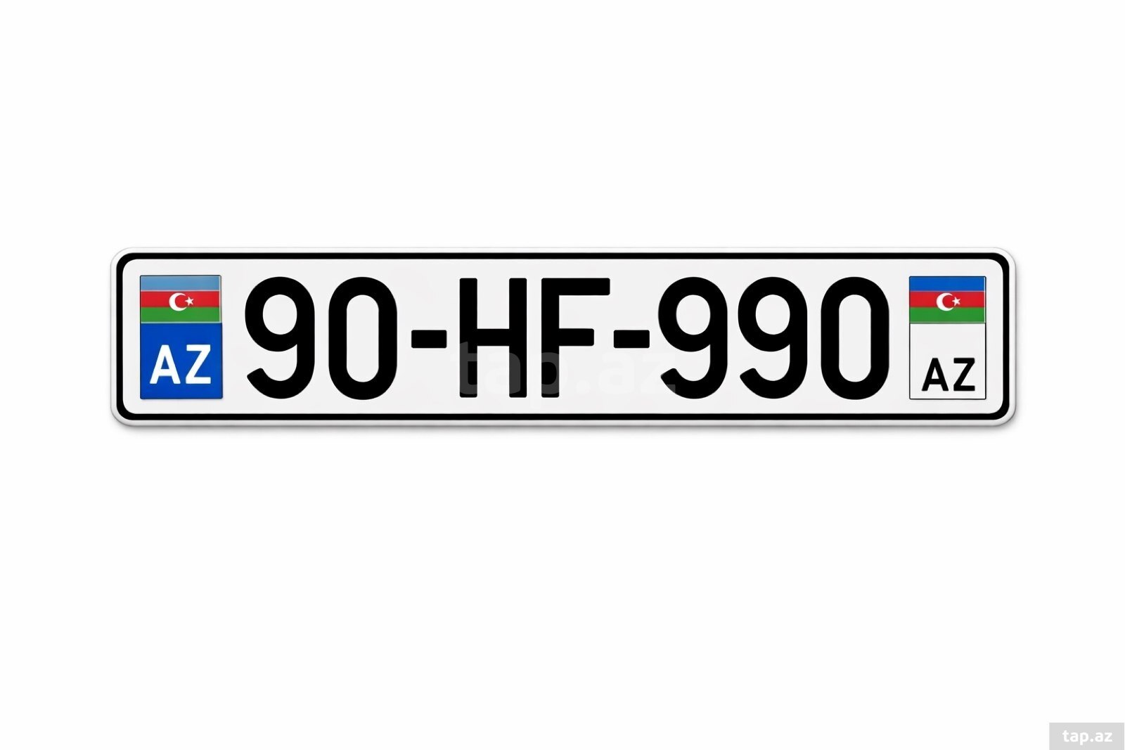 Avtomobil qeydiyyat nişanı - 90-HF-990
