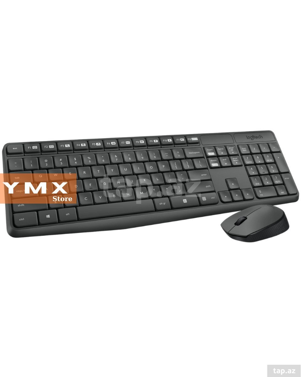 Logltech MK235 wlreless keyboard + mouse (2)