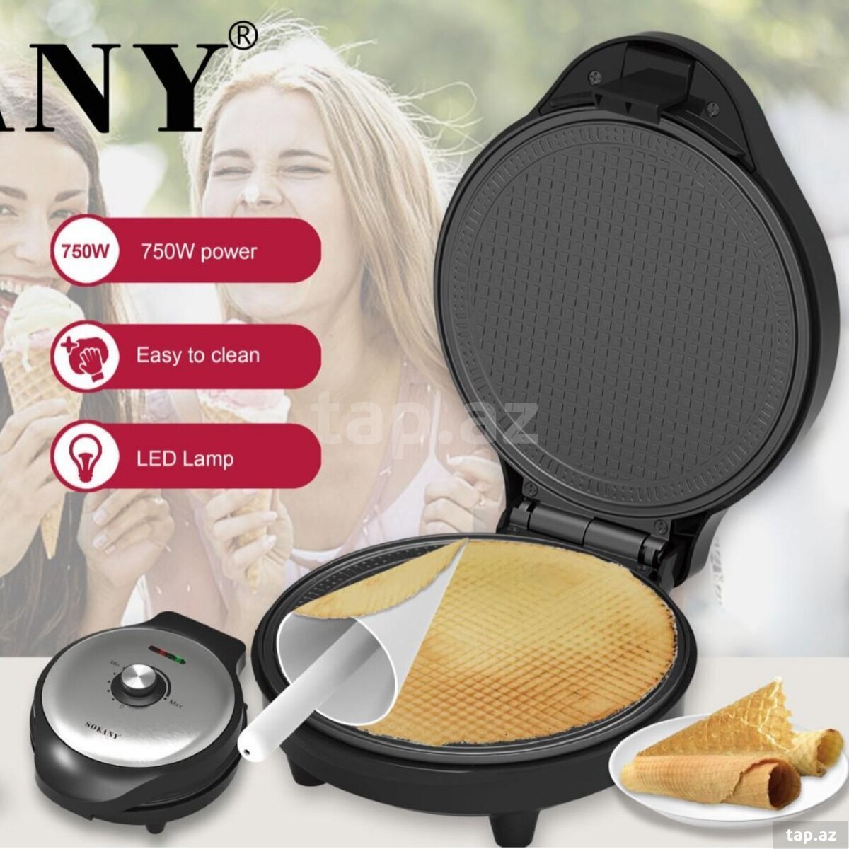 Vafli aparatı Sokany