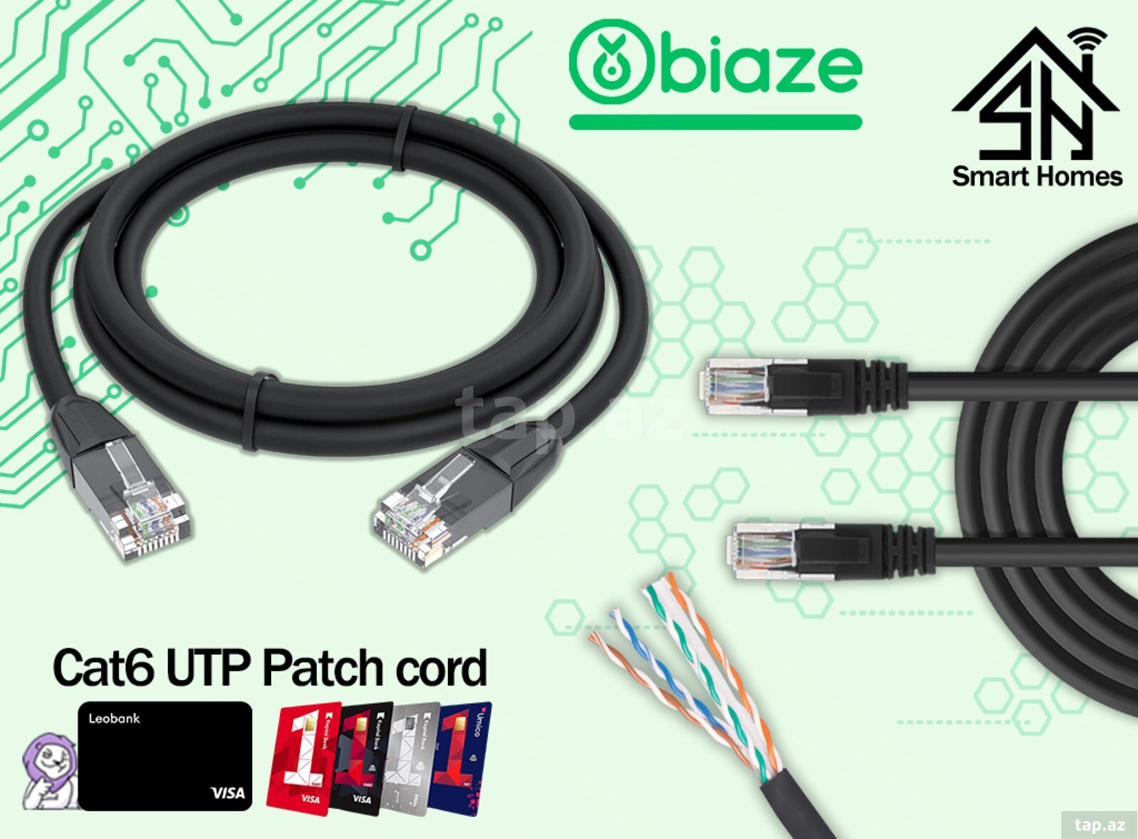 Biaze LAN Kabel Cat6 UTP
