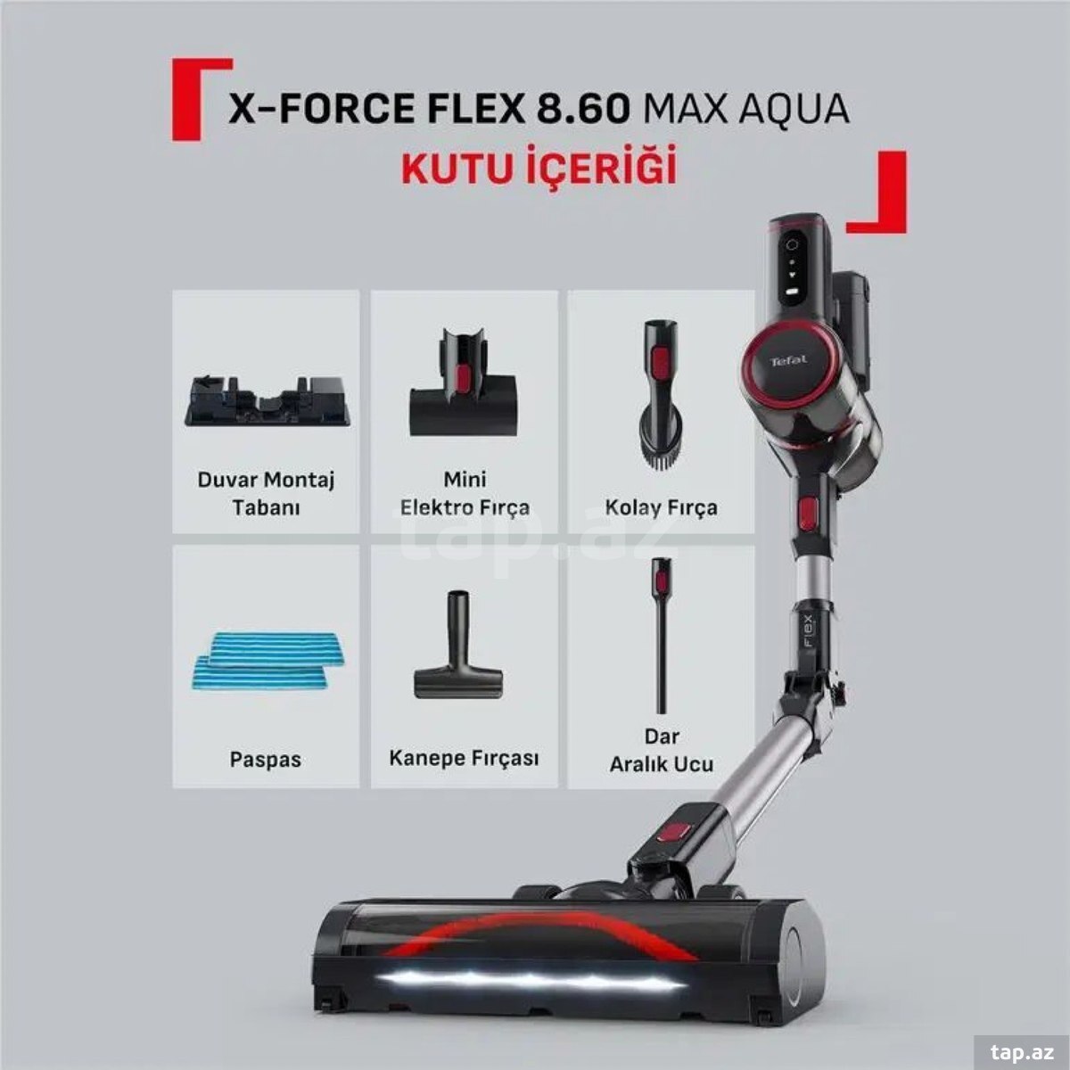 Silib süpürən tozsoran Tefal TY6T90TR X-Forc (2)