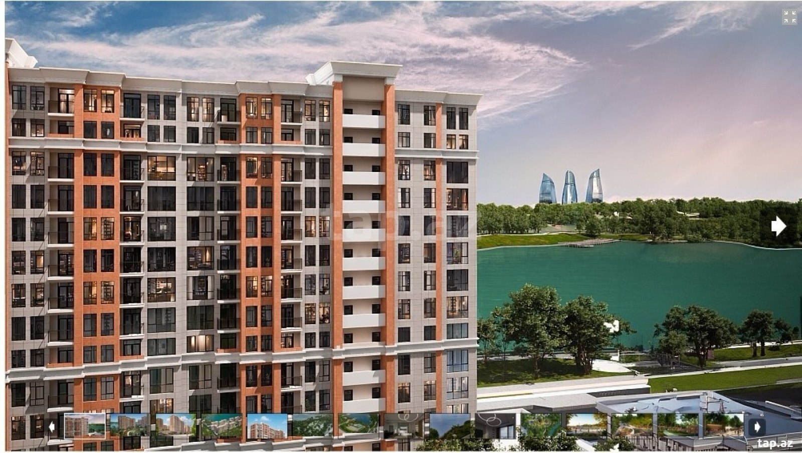 2-otaqlı yeni tikili, Yasamal r., 49 m²