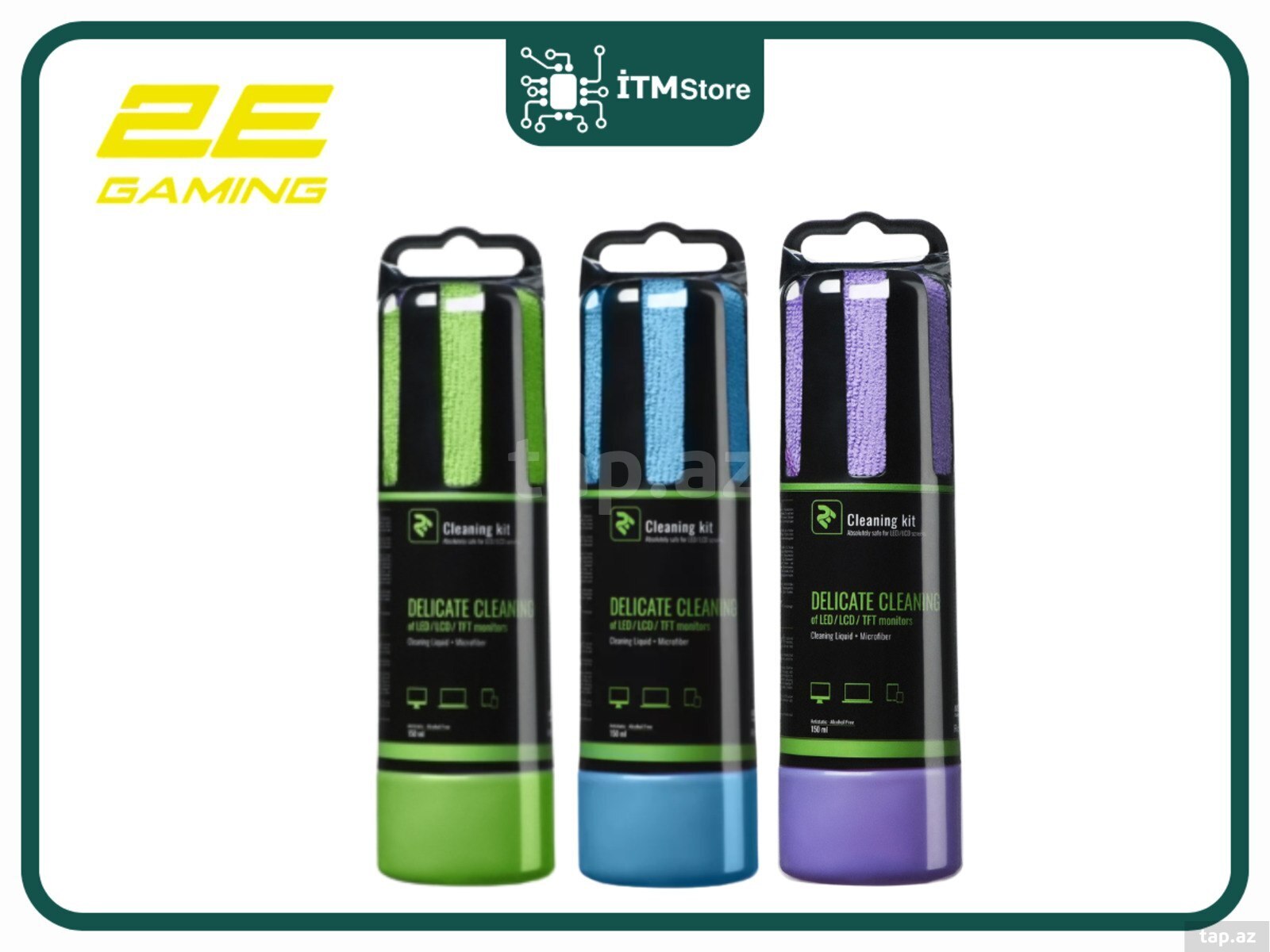 2E Cleaning Kit Liquid for LED / LCD 150ml + Cloth