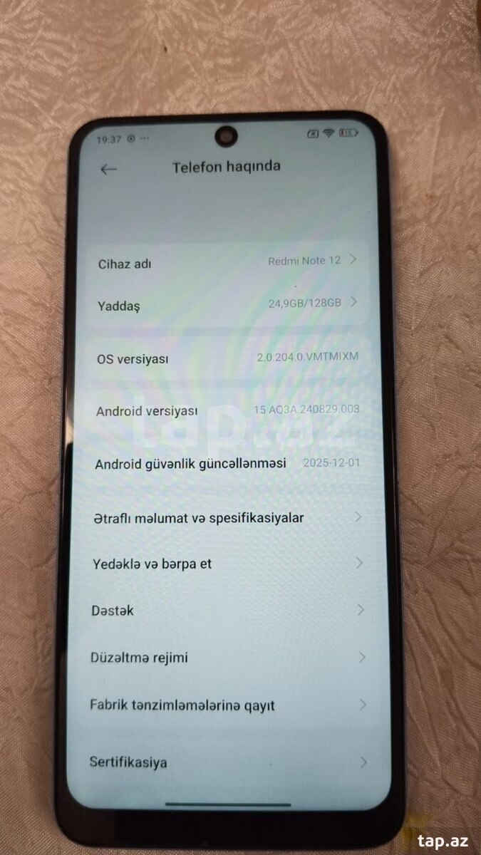 Xiaomi Redmi Note 12 (4G) Ice Blue 128GB/4GB (2)