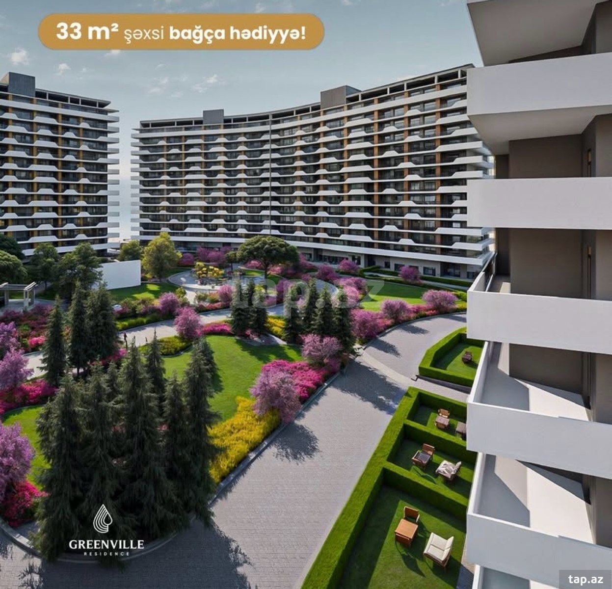 2-otaqlı yeni tikili, Avtovağzal m., 79 m² (2)