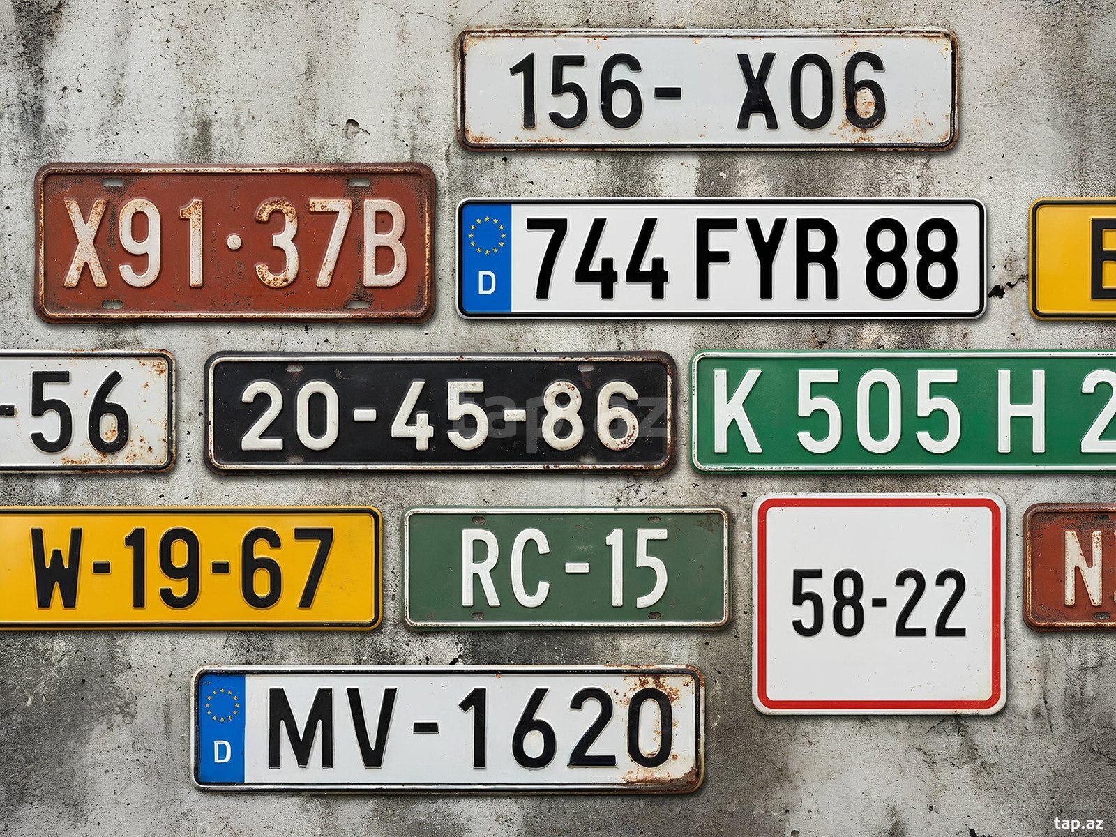 Avtomobil qeydiyyat nişanı - 90-UU-156